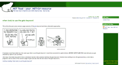 Desktop Screenshot of dotnettoad.com